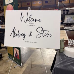 Acrylic Welcome Sign