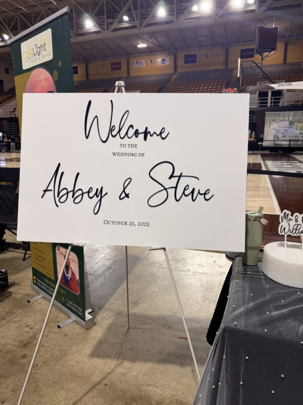 Acrylic Welcome Sign