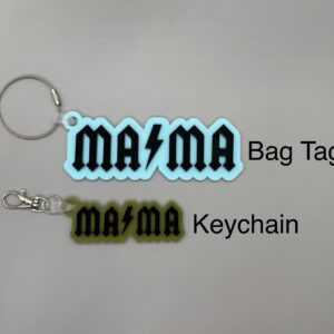 MAMA Bolt Keychain (3D)
